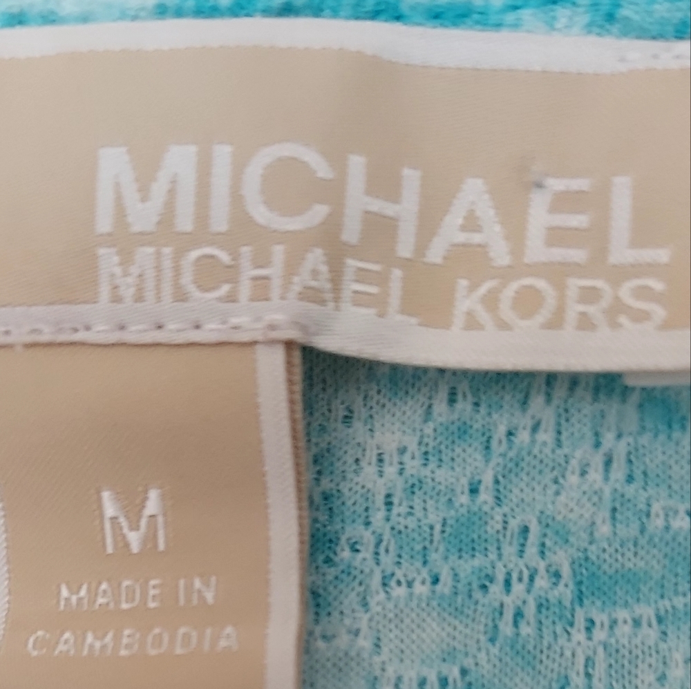 T-shirt, Michael Kors, M, Turquoise